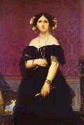 Jean Auguste Dominique Ingres Portrait of Madame Moitessier Standing oil painting on canvas
